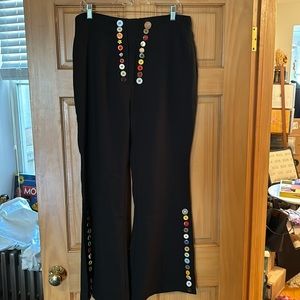 Tyler McGillivary unique button flare pants